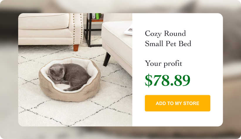 Cozy Round Small Pet Bed&nbsp;
