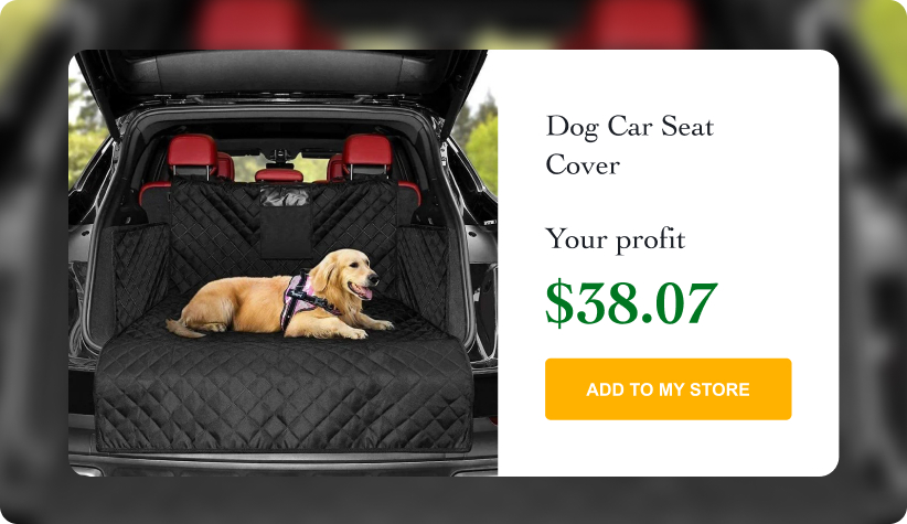 Waterproof Dog Car Seat Cover
