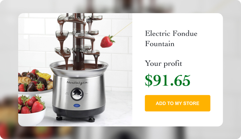 Electric Chocolate Fondue Fountain