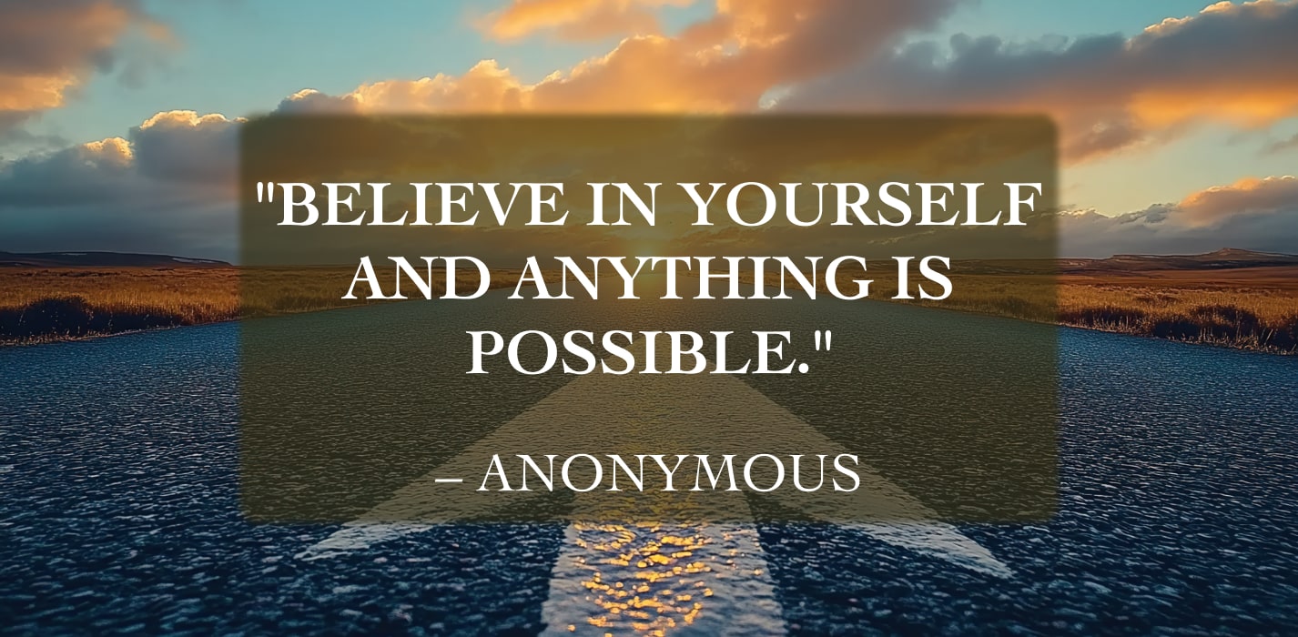 image with short motivational quote for success