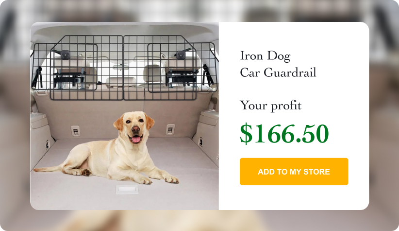 Collapsible Iron Dog Car Guardrail&nbsp;