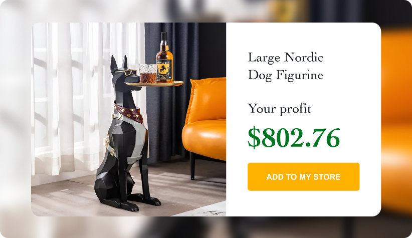 Large Nordic Dog Figurine&nbsp;