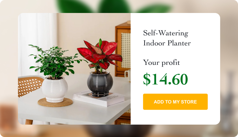 Self-Watering Indoor Succulent Planter&nbsp;