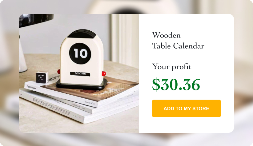 Wooden Table Calendar&nbsp;